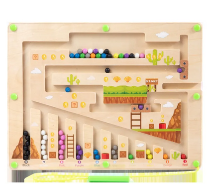 Digital Maze Wooden Puzzle