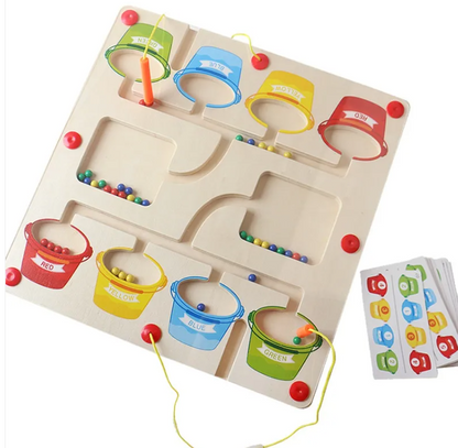 Digital Maze Wooden Puzzle