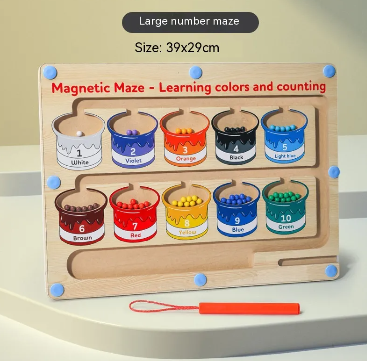 Digital Maze Wooden Puzzle