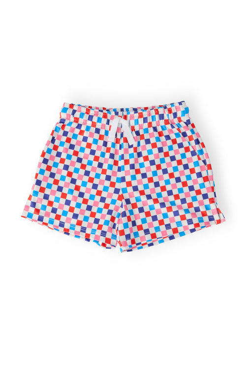 Boys Boom Check Play Shorts