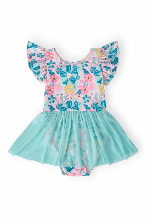 Floral Garden S/S Twirl Leotard
