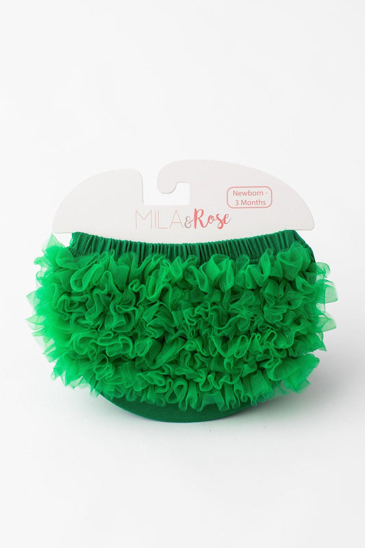 Kelly Green Ruffle Bum Bloomer