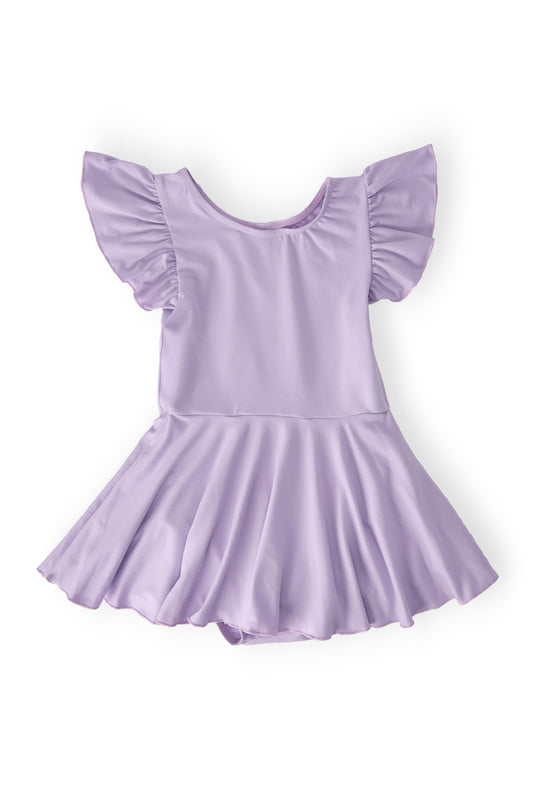 Lavender S/S Twirl Leotard