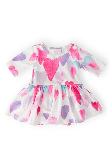 Light Hearted 3/4 Sleeve Twirl Bodysuit