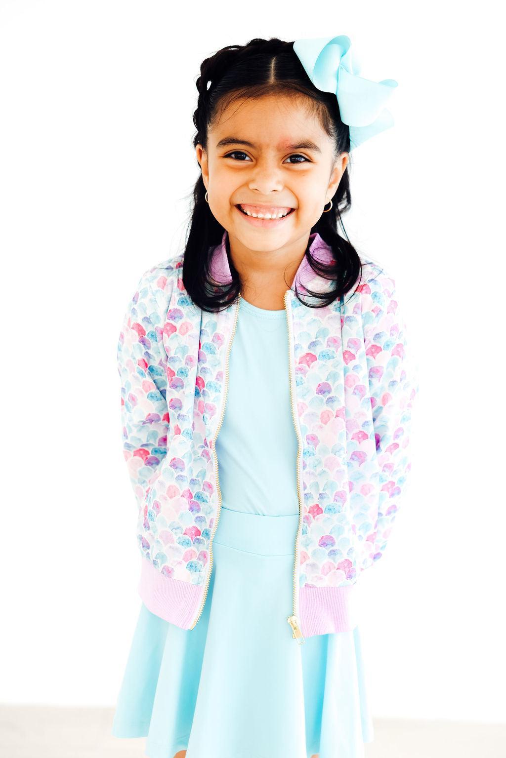 Mermaid Scales Satin Jacket