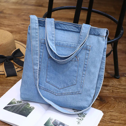 Shoulder Bag, Tote, Denim