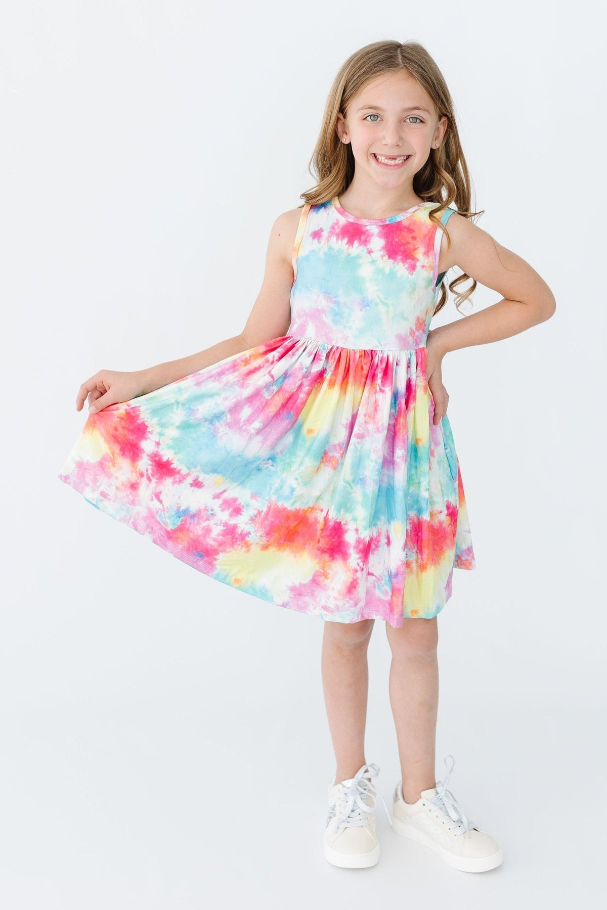 Far Out Tank Twirl Dress