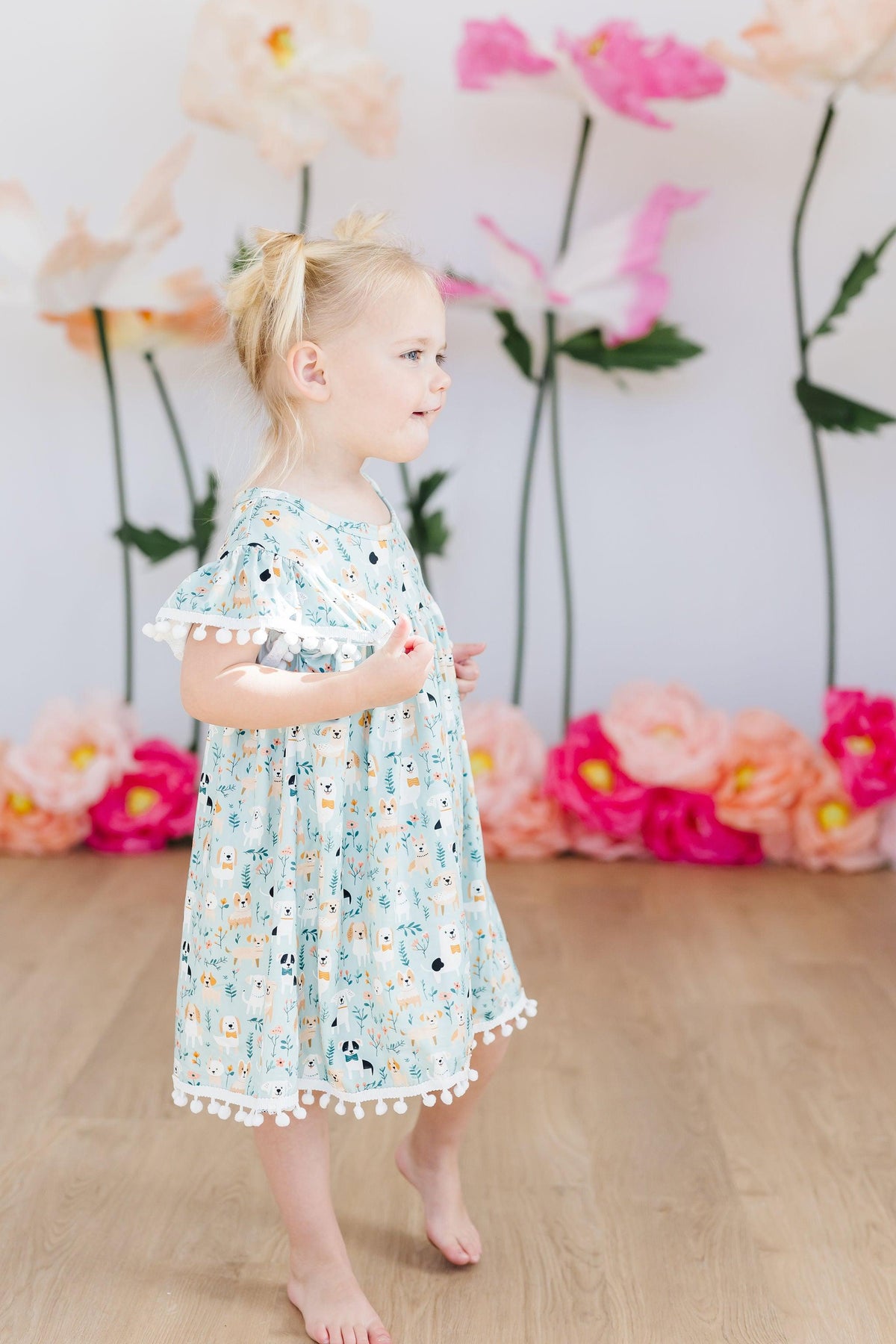Furry Friends Pom Pom Dress