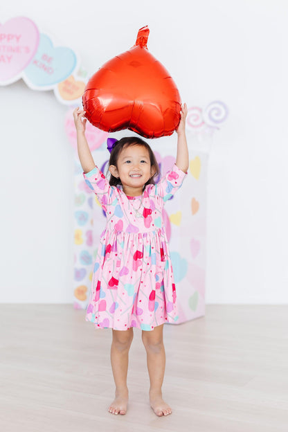 Sucker for You 3/4 Sleeve Pocket Twirl Dress