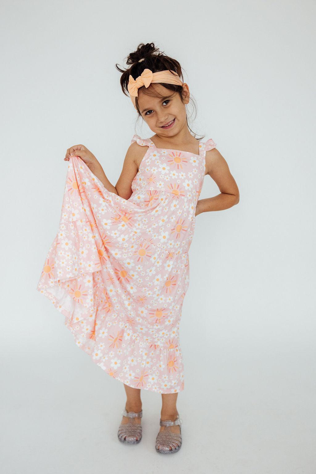 Sweet & Sunny Ruffle Maxi Dress