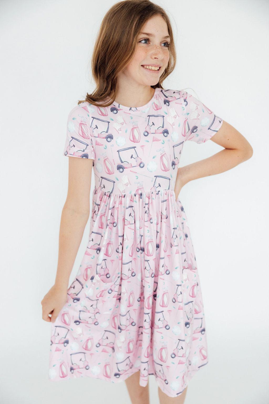 Tee Time S/S Pocket Twirl Dress
