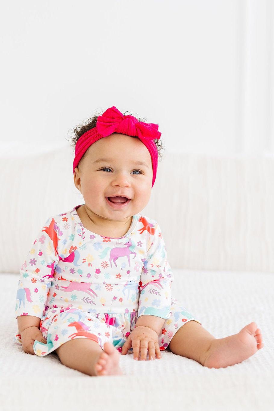 Unicorn Wish 3/4 Sleeve Twirl Bodysuit
