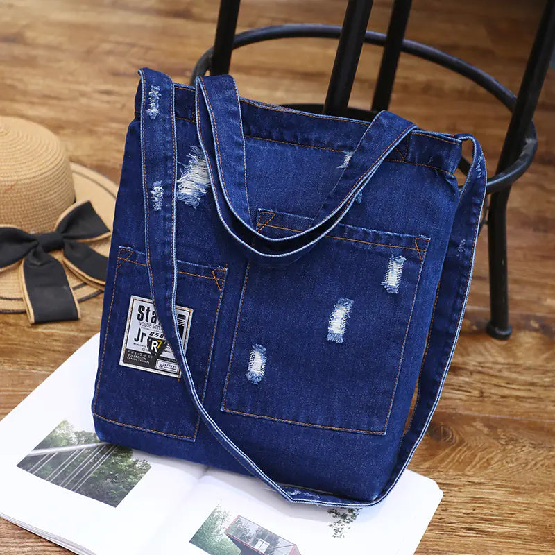 Shoulder Bag, Tote, Denim