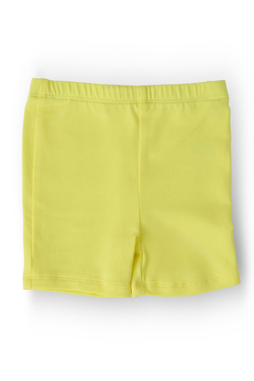 Yellow Twirl Shorts
