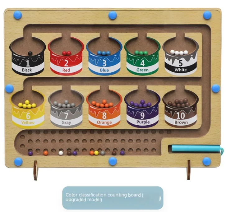 Digital Maze Wooden Puzzle
