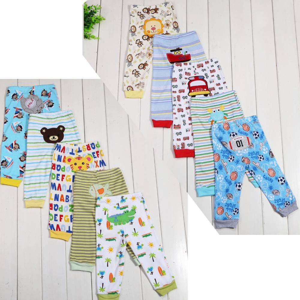 5-Pack Cartoon Print Leggings for Kids