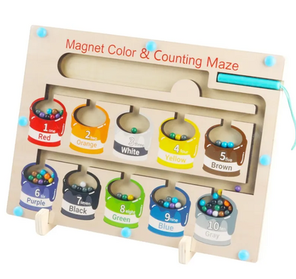 Digital Maze Wooden Puzzle