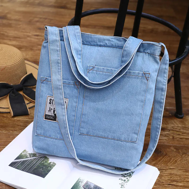 Shoulder Bag, Tote, Denim
