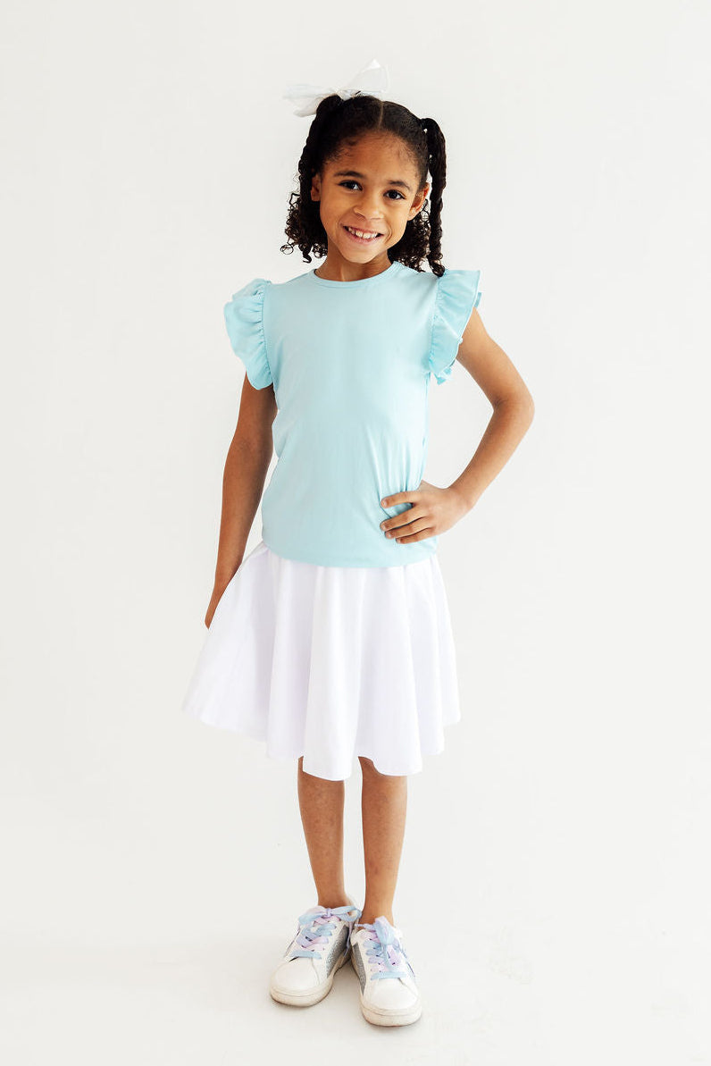 Bluebird S/S Ruffle Tee