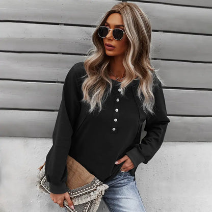 Modern Round Neck Pullover for Women